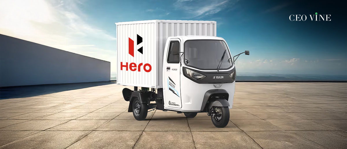 Hero MotoCorp Invests ₹525 Crore in Three-Wheeler EV Maker Euler Motors