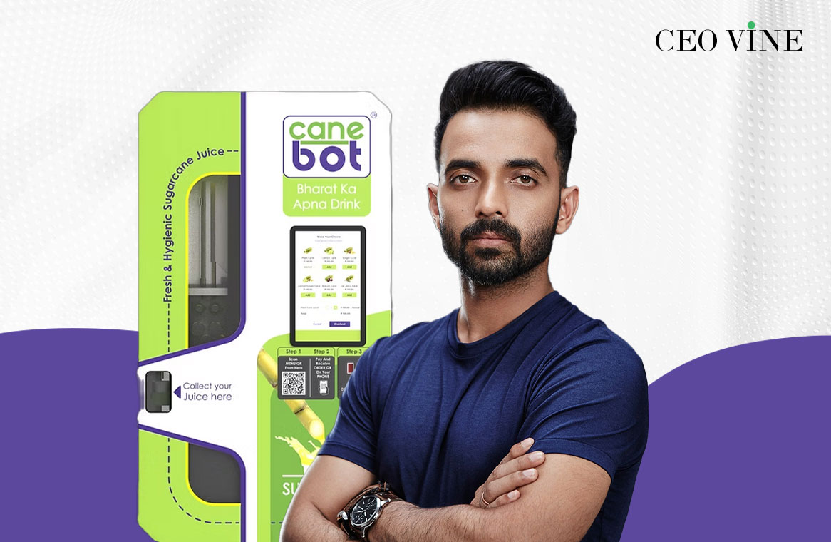 Ajinkya Rahane Invests Canebot