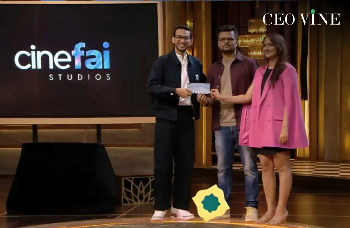 Cinefai Studios secures Rs 1 Cr deal on Shark Tank India