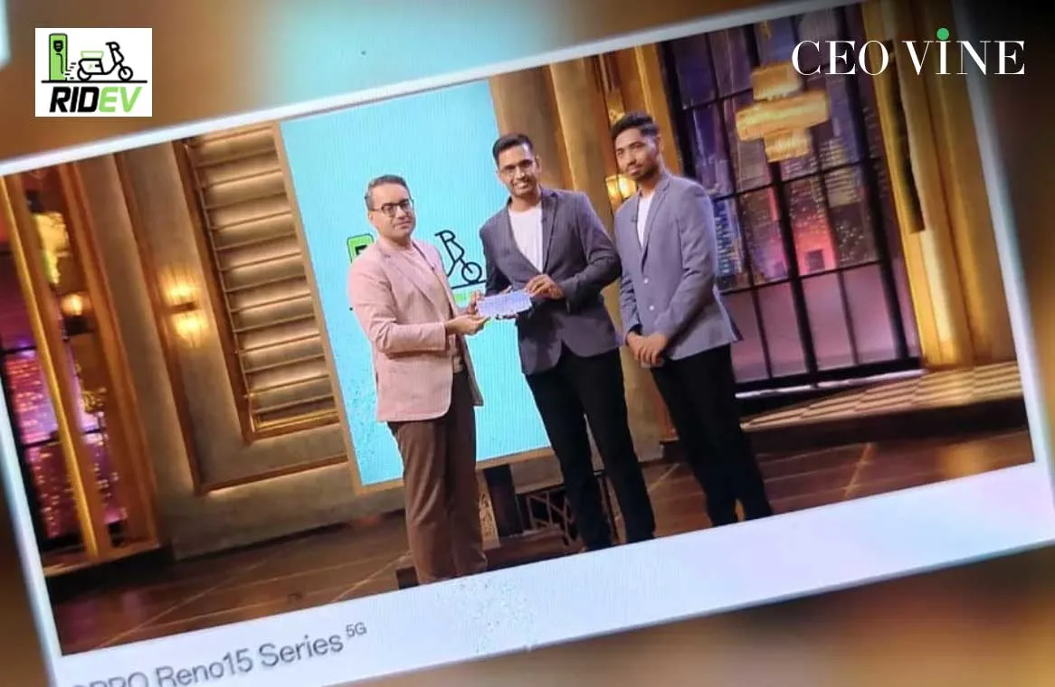 Ridev secures INR 1 cr deal on Shark Tank India 